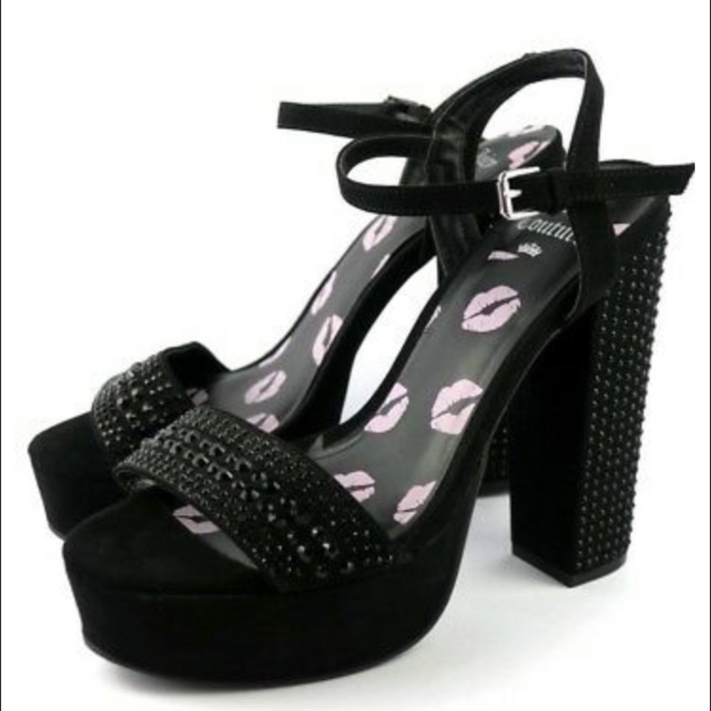 Juicy Couture Trice Black Heels